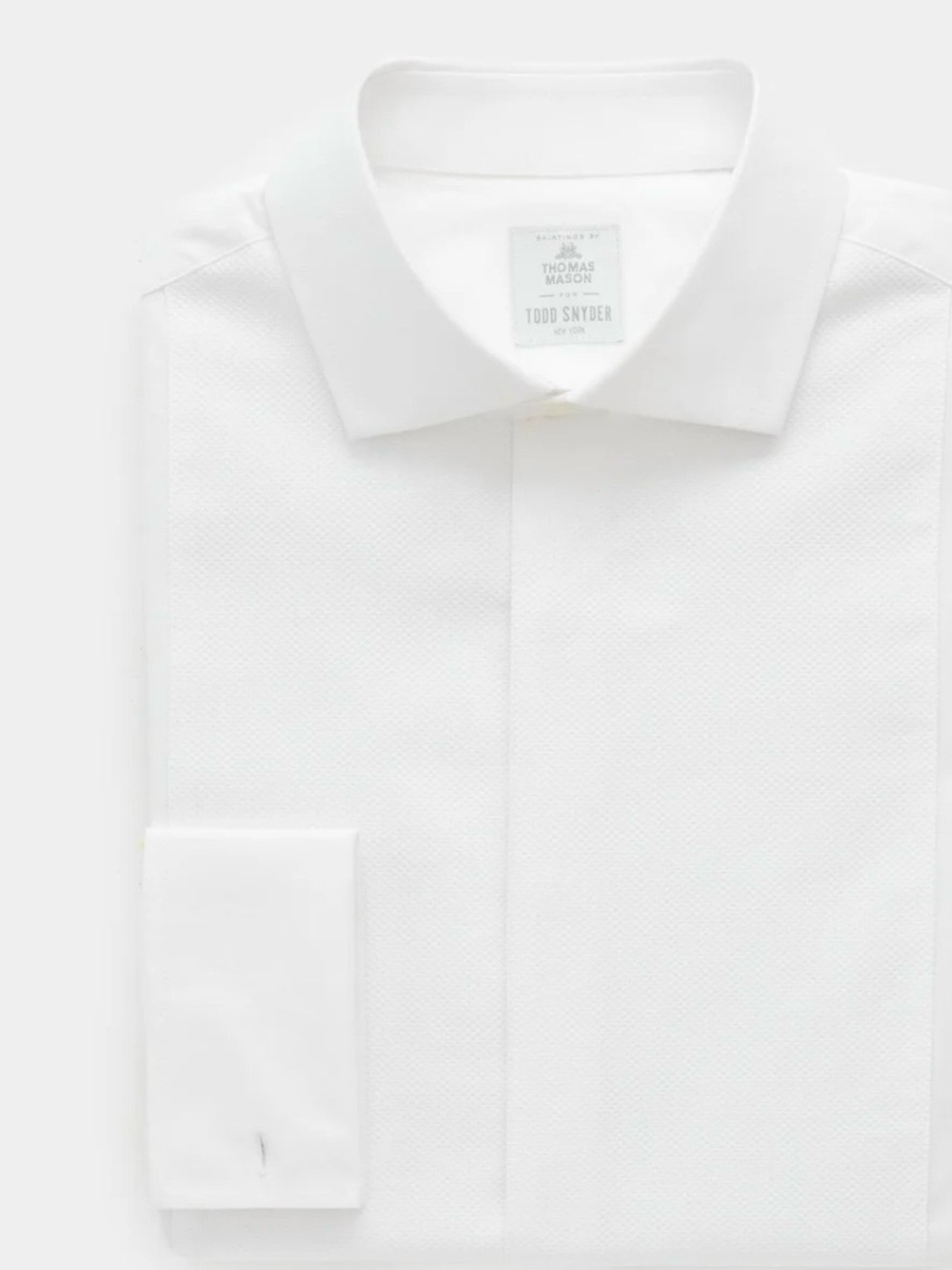 Todd Snyder Italian Cotton Pique Bib Front
Tuxedo Shirt sz 15.5 Bin#26